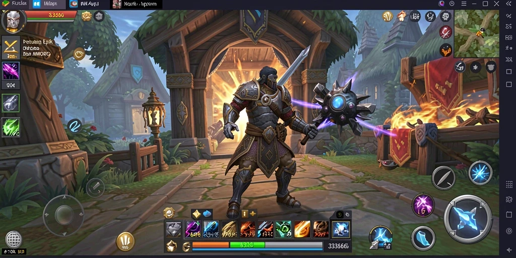 Gameplay seru dan petualangan menantang di 333666 MMORPG.