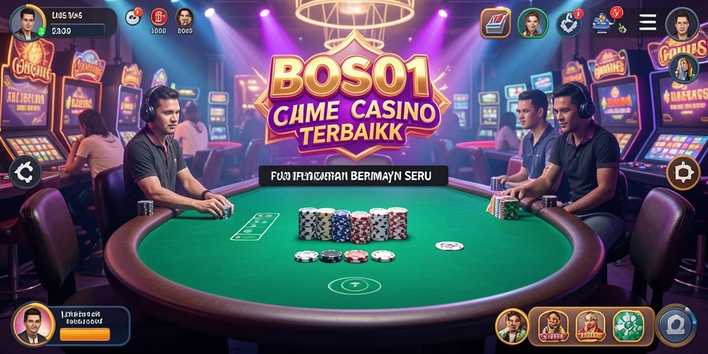 Tampilan gameplay Live Casino yang menarik dan interaktif di BOS01.