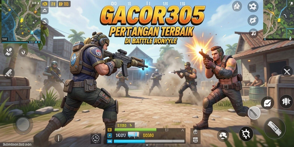 Tampilan gameplay GACOR305 yang menarik dan intens.