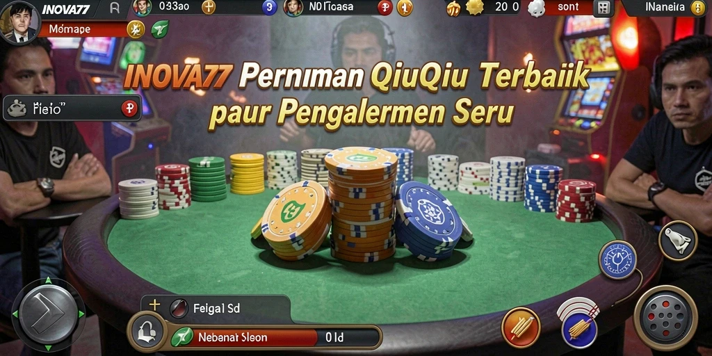 Screenshot INOVA77 menunjukkan gameplay QiuQiu yang mengasyikkan.