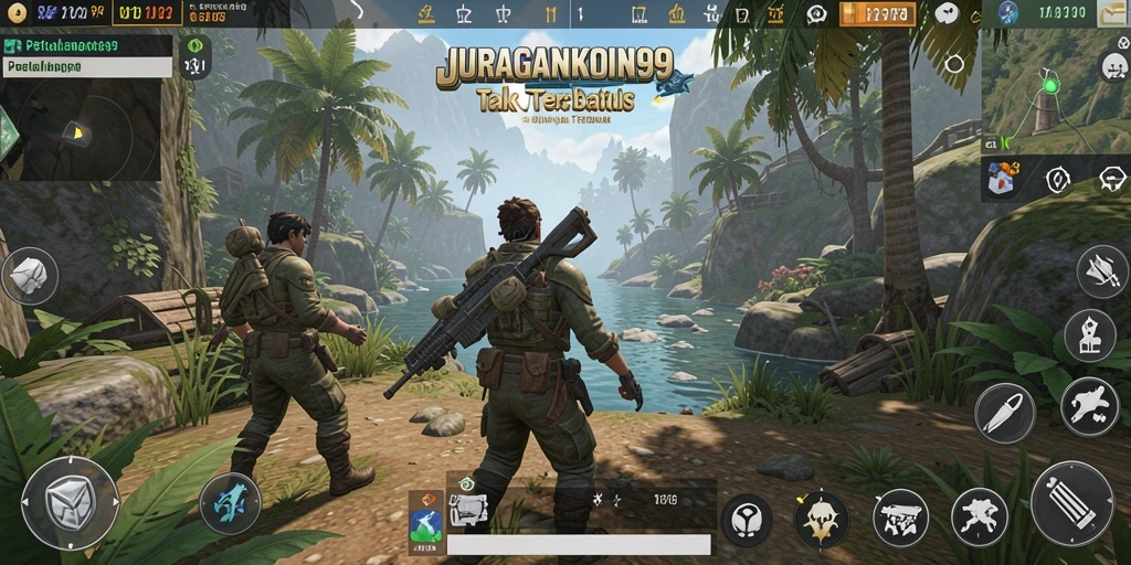 Gameplay JURAGANKOIN99 yang menarik dalam dunia terbuka.