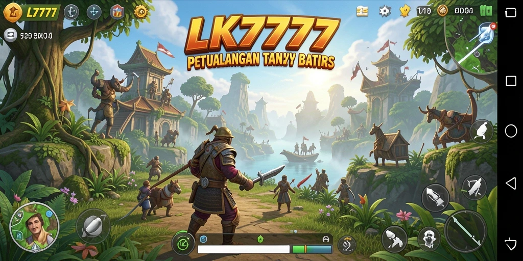 Screenshot gameplay Open World LK777 yang menakjubkan dan interaktif.