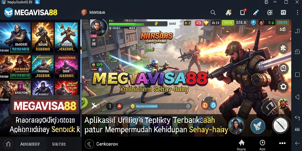 Tampilan antarmuka MEGAVISA88 yang menarik dan mudah dipahami.