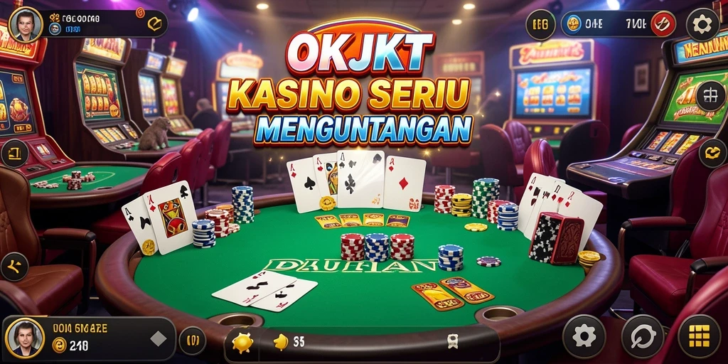 Tampilan menarik dalam permainan Kasino di OKJKT.