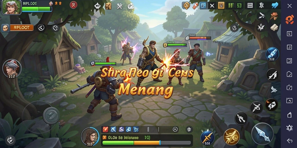Tampilan gameplay RPLOOT yang menegangkan dan strategis.
