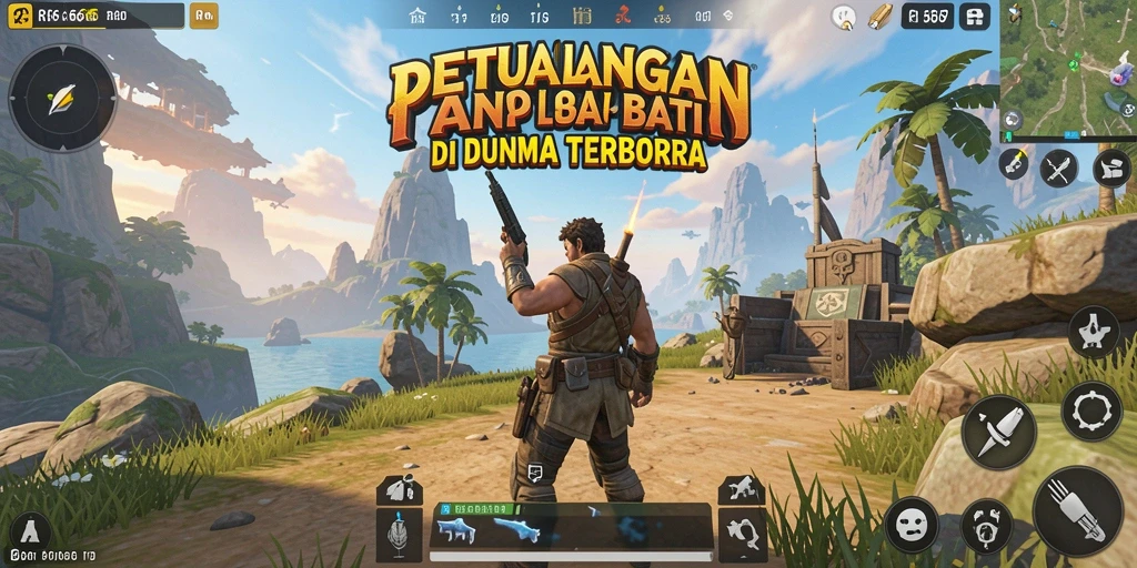 Tangkapan layar gameplay <strong>RR666</strong> yang menunjukkan eksplorasi dunia terbuka yang menakjubkan.