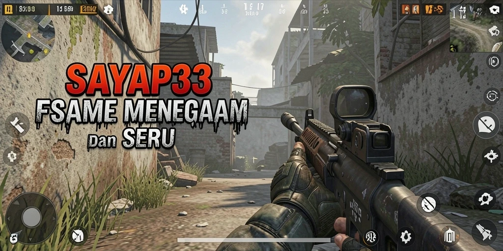 Gameplay seru SAYAP33 dengan aksi menembak yang intens.
