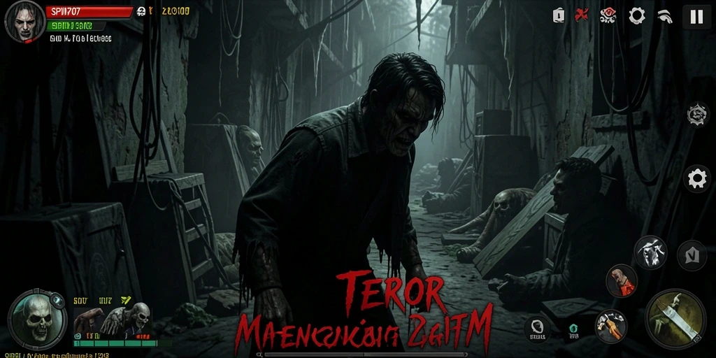 Tampilan gameplay SPIN707 yang menakutkan dan mendebarkan.