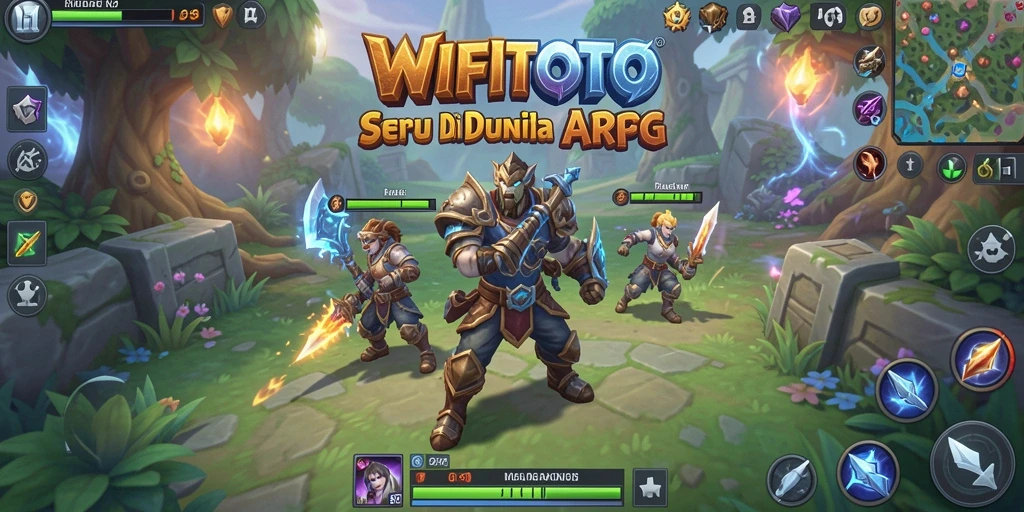 Tampilan menarik dari gameplay epik WIFITOTO di dunia ARPG.