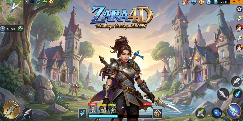 Tampilan gameplay ZARA4D yang memukau dan interaktif.